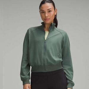 Lululemon Wunder Train Track Jacket *Twill Dark Forest - Size 8